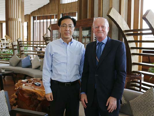 中免集團董事長、總經(jīng)理 彭輝接受穆迪報道專訪