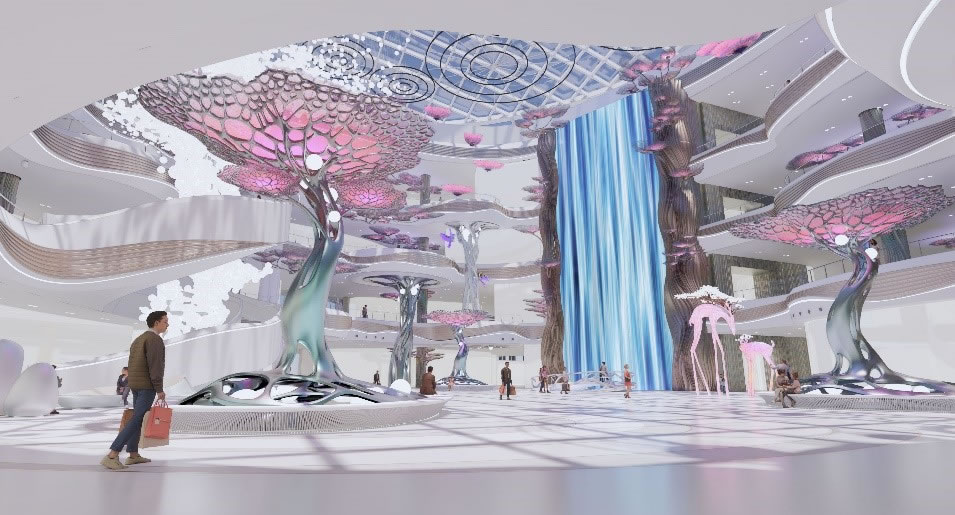 ?？趪H免稅城全球獨家定制 AURA天際秘林助力免稅消費升級